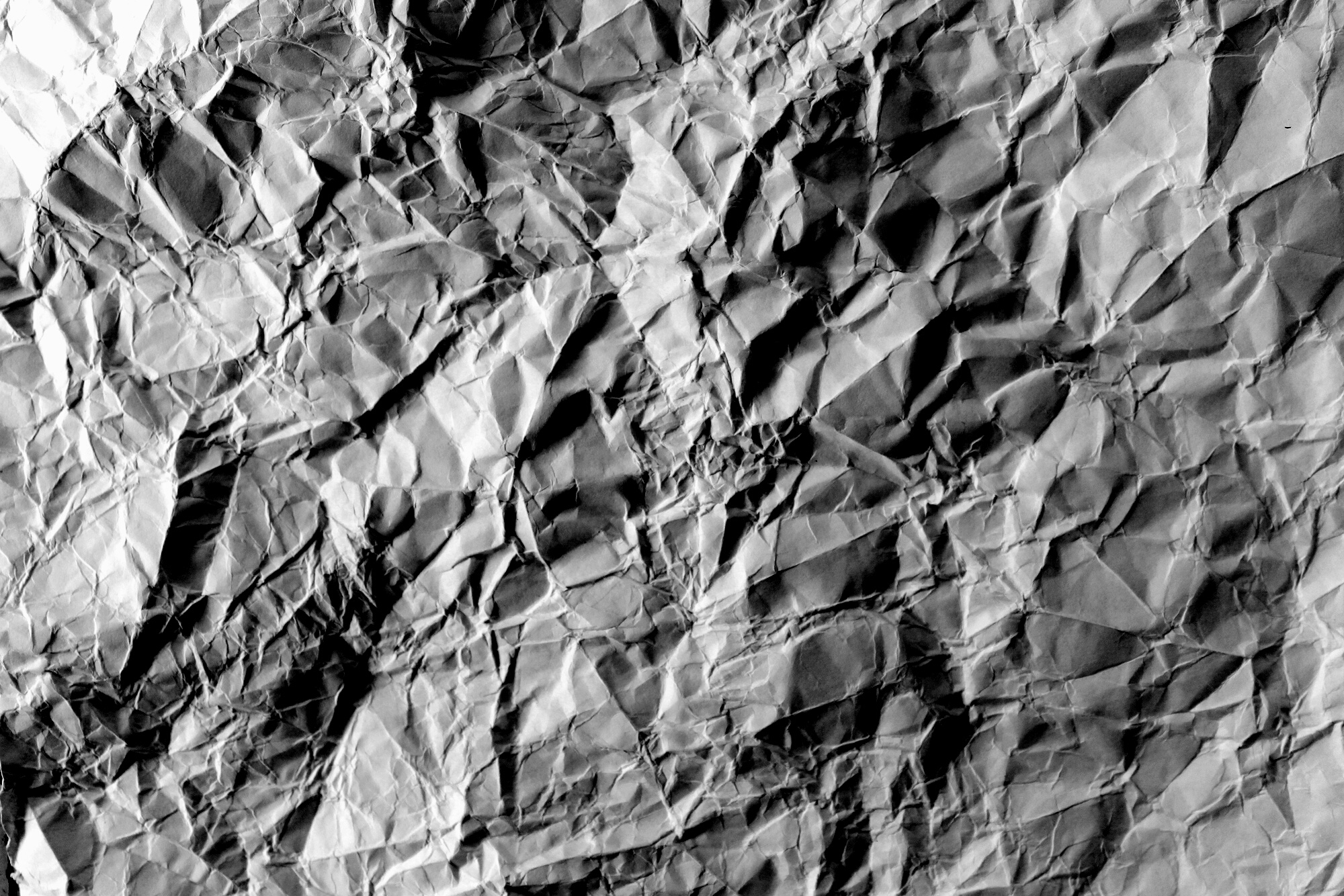 White Crumpled Paper